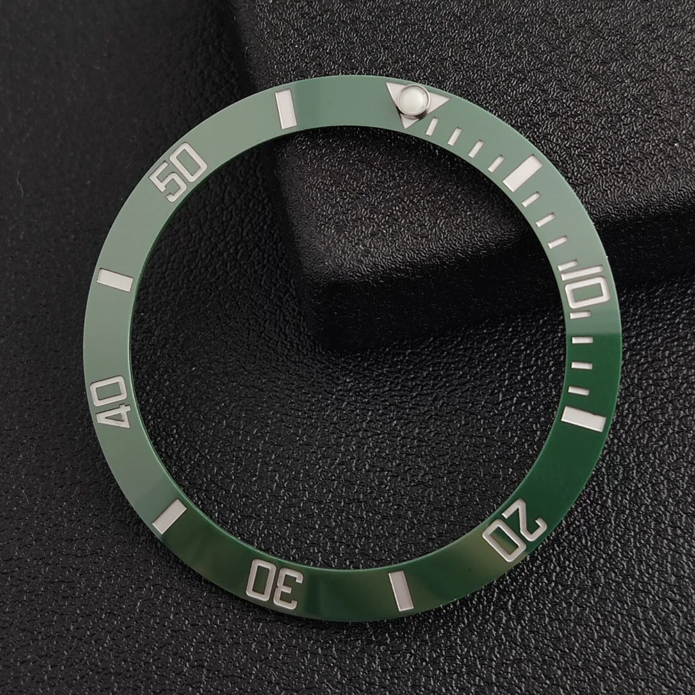 Imagem -03 - Original Relógio Bezel Inserções Cerâmica Relógio de Pulso Bezel Inserir Acessórios se Encaixa para Rolex Oyster Perpetual 38 mm de Alta Qualidade