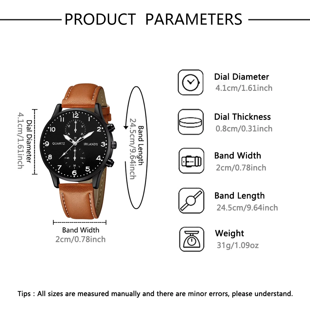 1pc fashionable new men's quartz watch, suitable for daily wear and holiday gifts