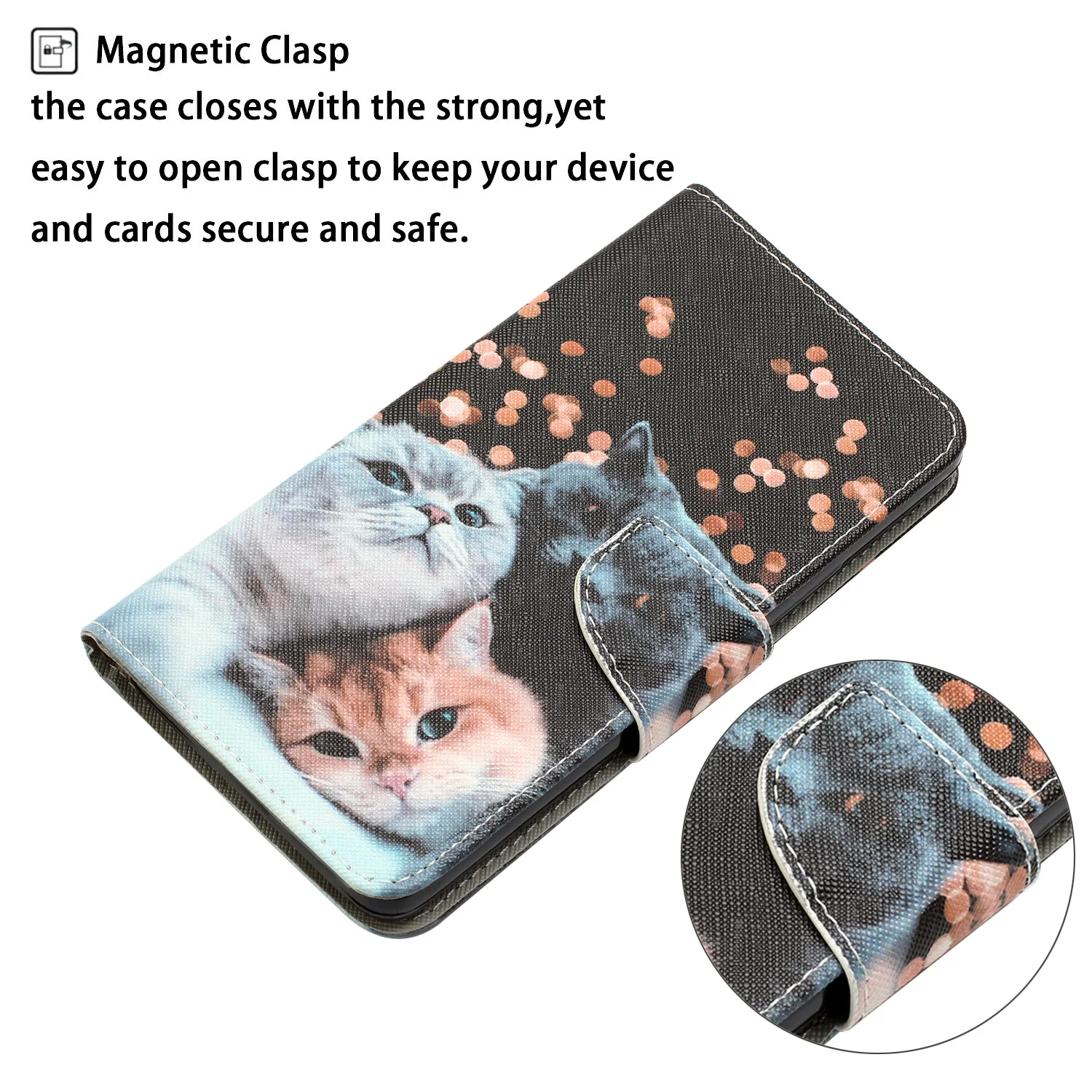 Leather Flip Phone Case For Xiaomi Redmi 9 9A 9C 9T Redmi Note 9 Pro Max 9T Cat Butterfly Painted Wallet Card Holder Book Cover