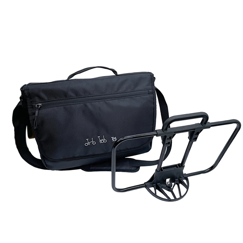 Bicycle Front Bag Bike Shoulder Bags For Brompton 3SIXTY Folding Accessories With Rain Cover Bag