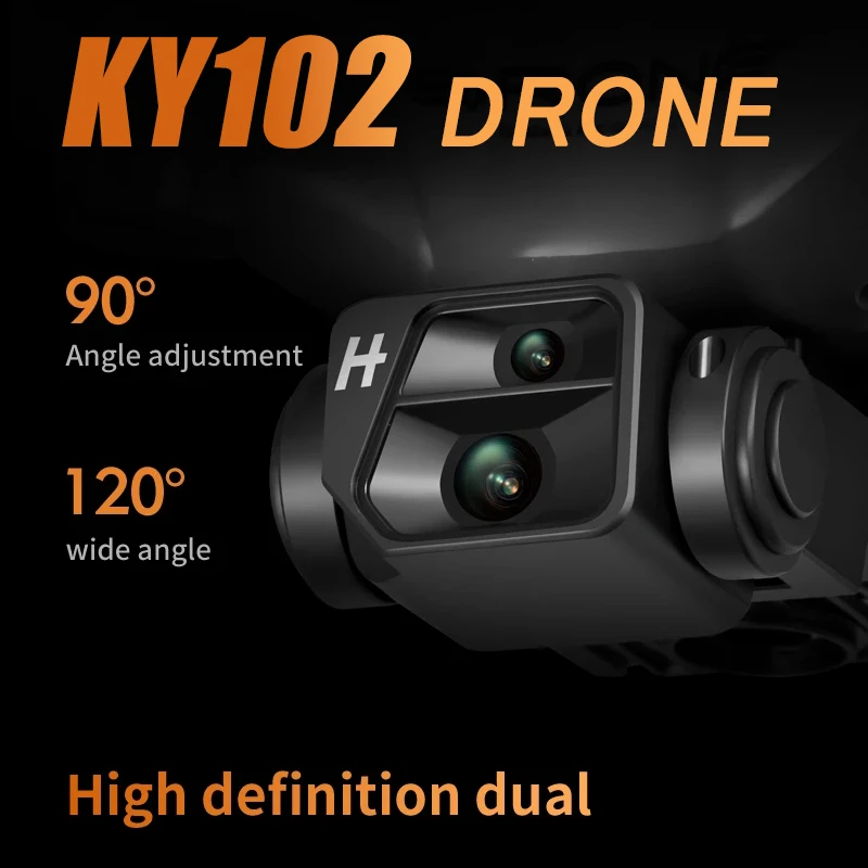 KY102 Drone 8K Professional HD Dual Camera Aerial Photography 360 Obstacle Avoidance Optical Flow Four-Axis RC Aerocraft Toys