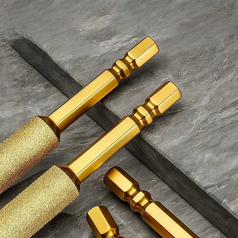 6/8/10/12 مللي متر حجم سداسية عرقوب الأساسية مثقاب الخشب سداسية عرقوب تصميم فعال الحفر بلاط الرخام مثقاب الخشب ثقب توسيع