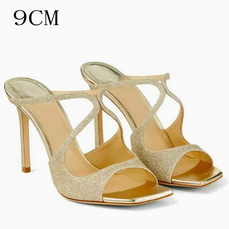 Sequin G 9CM Slipper