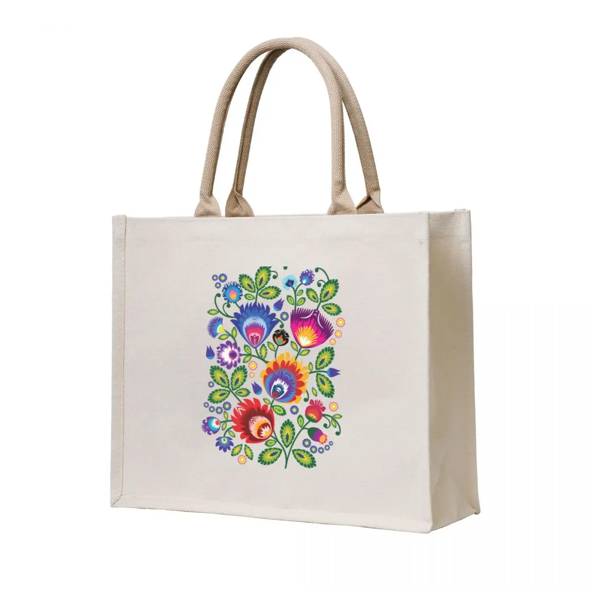 

Folk flowers arrangement Tote Bag shopping bag great bag hand
