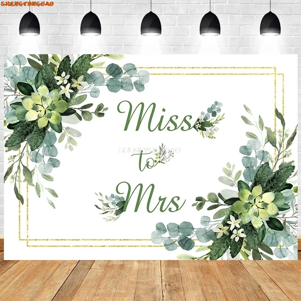 ملكة جمال إلى السيدة الزفاف دش الزفاف خلفية الدعائم زهرة عيد الحب ارتفع مخصص ملصق خلفية التصوير الفوتوغرافي JC-76