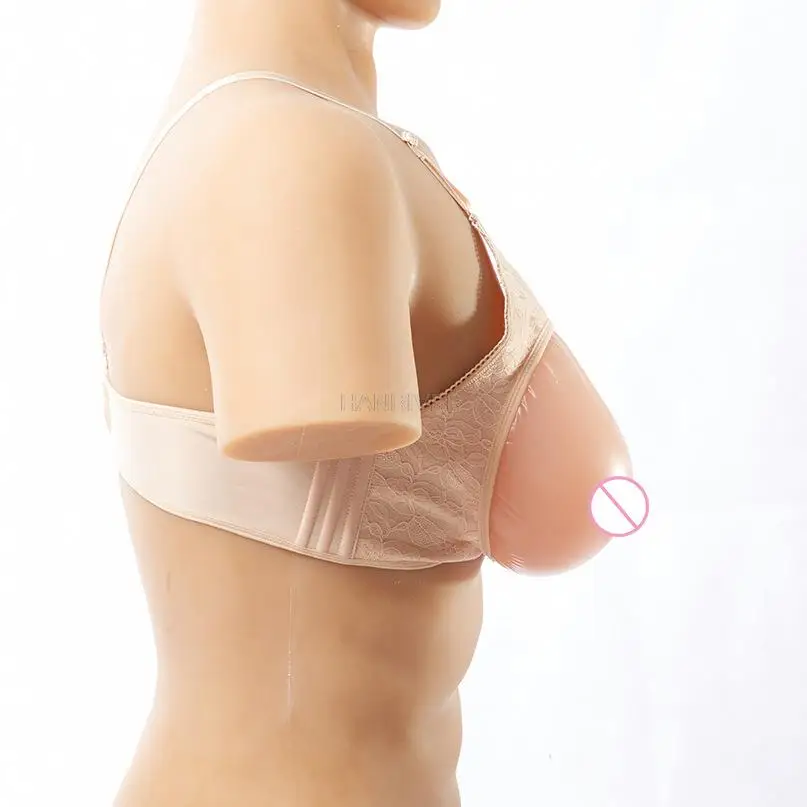 CD cross-dressing one-piece bra set breast implant liquid silicone simulation fake breast fake breast