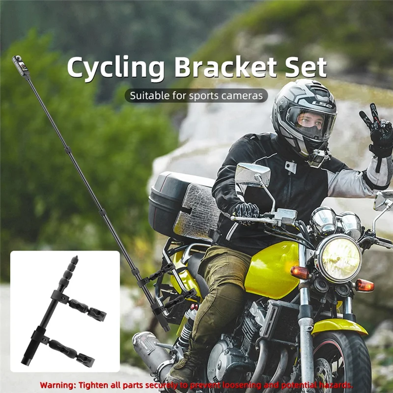 New-Sports Camera Accessory Kit For Insta360 DJI Gopro Panoramic Selfie Stick For Gopro DJI Monopod Mount Bracket Accessory