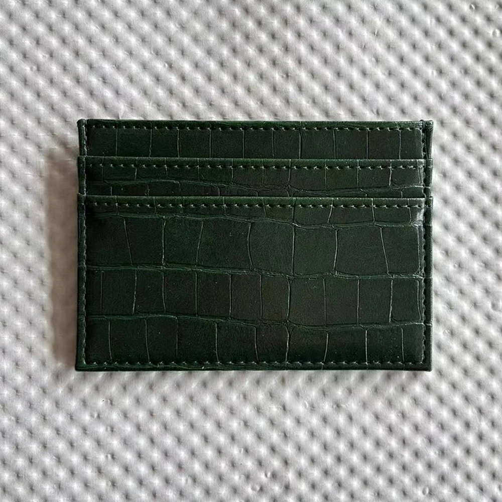 Pu Leather Card Wallet Neat Workmanship Card Holder Portable Card Holder Large Capacity For Shopping Everyday Use Business