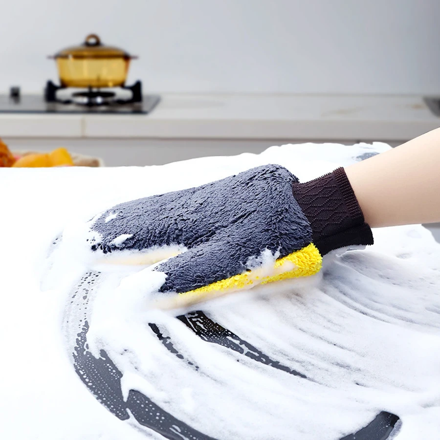

Motorcycle car caravan car wash gloves do not hurt the paint wipes car cleaning tools