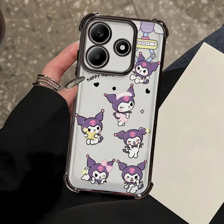 サンリオ クロミ クリアカバー Xiaomi Redmi F7 Pro Ultra A3x 13C K80 14C用スマホケース