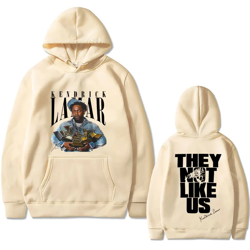 Limited Rapper Kendrick Lamar They Not Like Us Print Hoodie Men Women Hip Hop Oversized Streetwear Male Fashion Vintage Hoodies