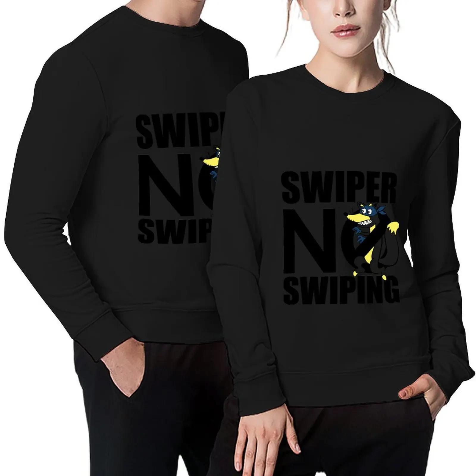 

Swiper No Swiping Multi-Color Pullover tracksuit men male clothes autumn new products mens clothes sweatshirts men