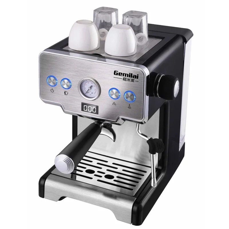 YUNYI Nuova macchina da caffè automatica manuale a due velocità con bottone per caffè americano importato