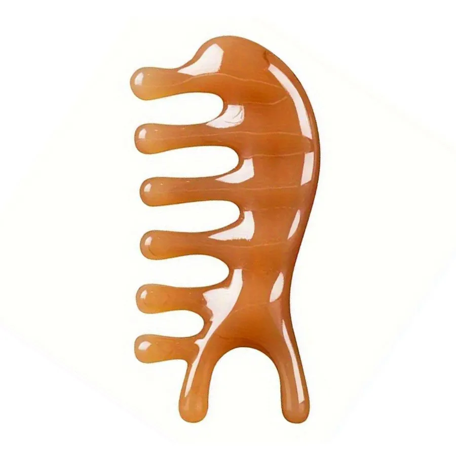 Dolfijnvormige Gua Sha-massagekam voor ontspanning - Hulpmiddel voor nek- en hoofdhuidontspanning, thuisgebruik