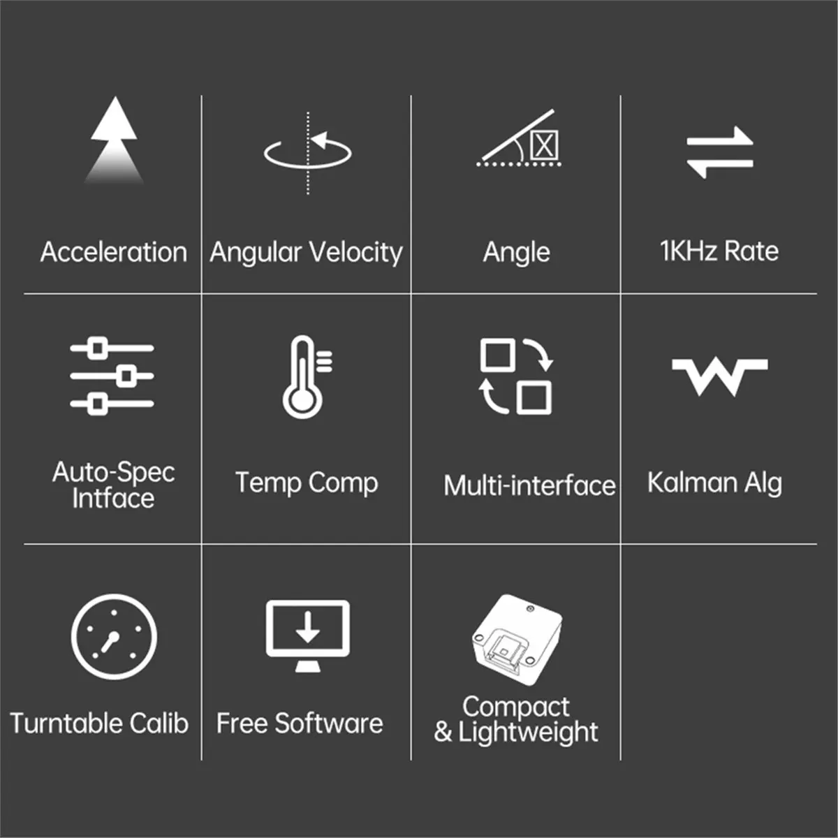 IWT603 Industrial-Grade Automotive-Grade IMU 3- Acceleration+Gyroscope+Angular Temperature Compensation Sensor