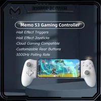 Controlador de juegos Memo S3, inalámbrico, Bluetooth, doble salón, grabación Macro estirable, batería de alta duración, fuerte compatibilidad, vapor