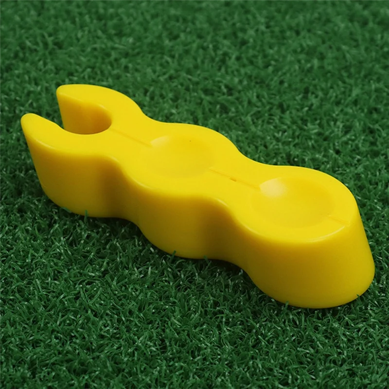 XSXS-Portable Golf For Putting Trainer Putt Training Aids Straight Line Practice Putter Balancer
