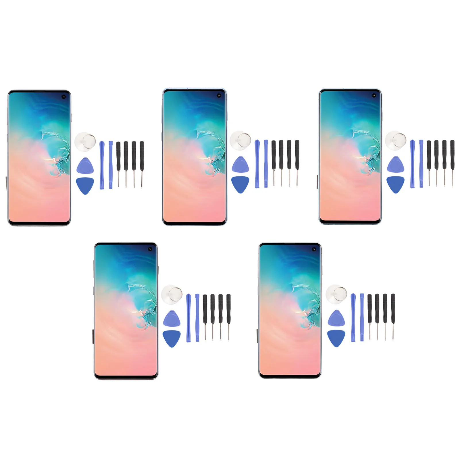 

Для S10 Дисплей Экран Дигитайзер в сборе 6,1 дюйма Нежная текстура для G9730 SM-G973U SM-G973W SM-G973F