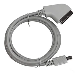 FZQWEG  High Quality Real RGB Scart Video HD HDTV AV Cord Cable RGB SCART LEAD for Nintendo Wii Console Video Game