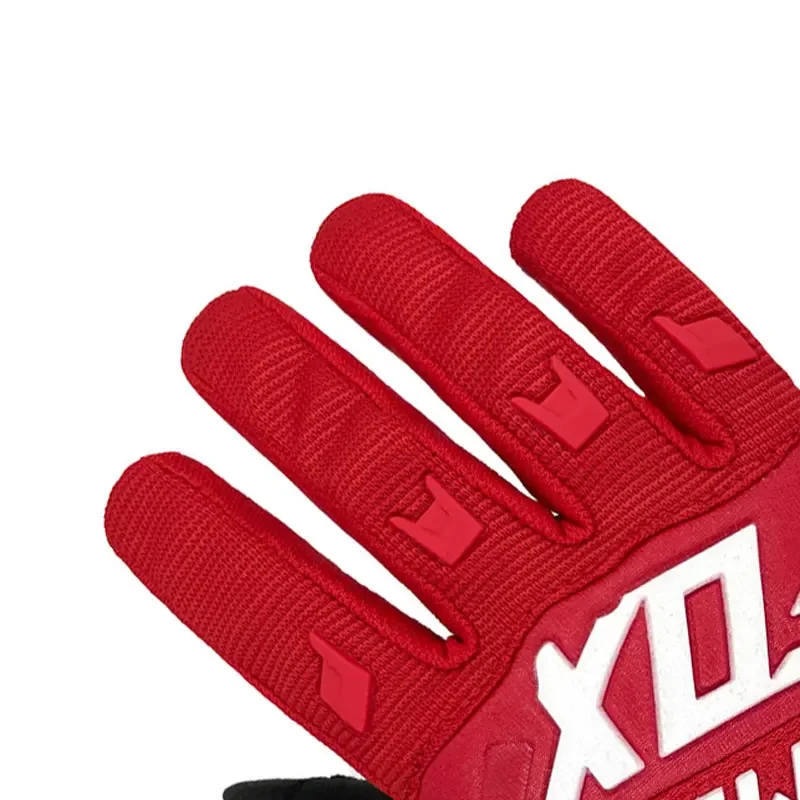 Guantes de dedo completo MX Defend para niños, Guantes para montar en bicicleta, carreras, Motocross, motocicleta de montaña, 6 a 12 años