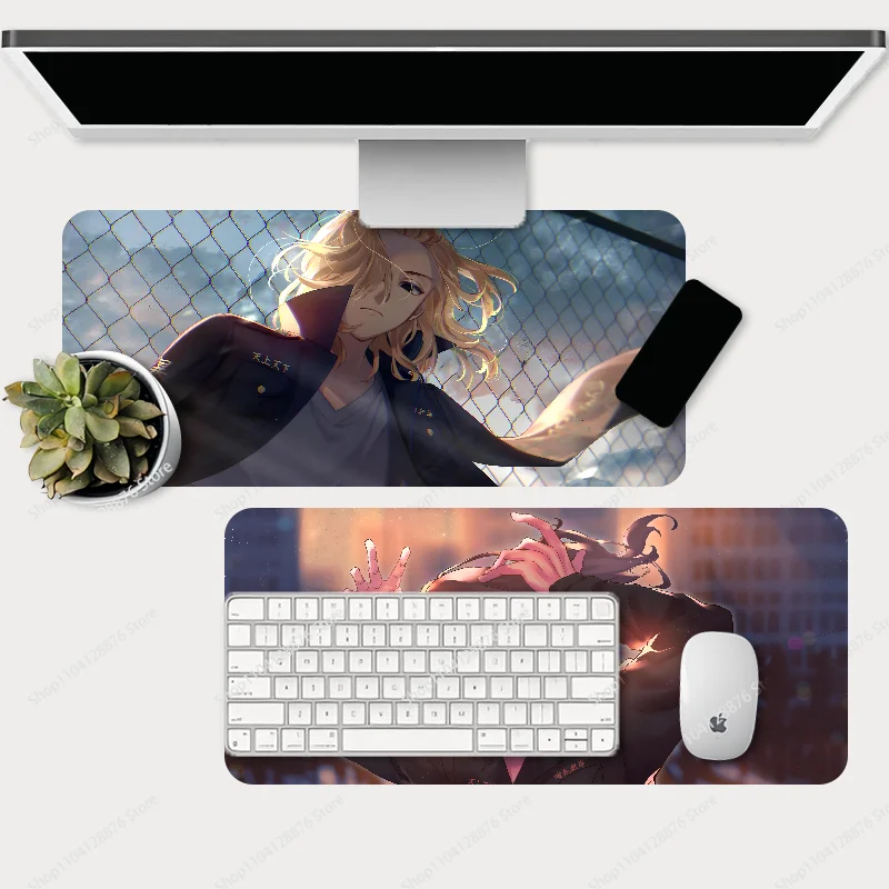 Anime Tokyo Revengers Mousepad Large Gaming Mouse Pad LockEdge Thickened Computer Keyboard Table Desk Mat