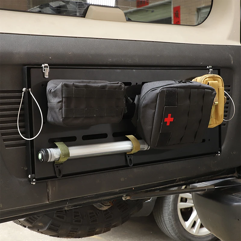 Aluminum Alloy Car Tailgate Dining Table Back Door Cargo Luggage Rack Foldable Shelf Rack For Hummer H3 2005-2009 Accessories