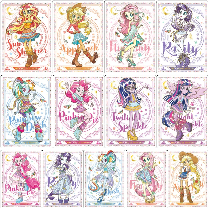

Original KAYOU My Little Pony Cards L5 Answer Card Series Anime Characters Cute Collection Card Flash Cards Children's Toys Gift
