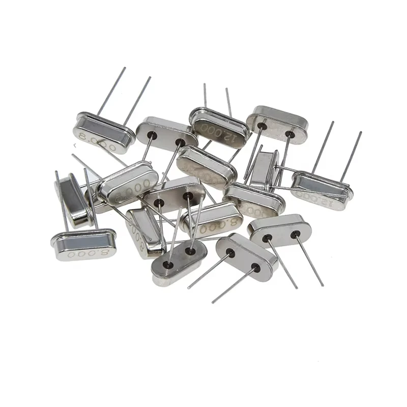 10PCS/LOT DIP HC-49S Quartz Crystal Resonator Passive Oscillator HC 49S 24.576Mhz 25Mhz 27Mhz 30Mhz 32Mhz 32.768Mhz 48Mhz 100Mhz