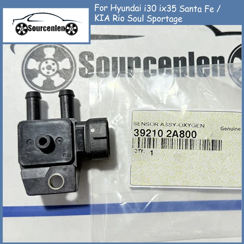 

DPF Exhaust Differential Pressure Sensor for Hyundai I30 Ix35 Santa Fe KIA Rio Soul Sportage 39210-2A800 392102A800