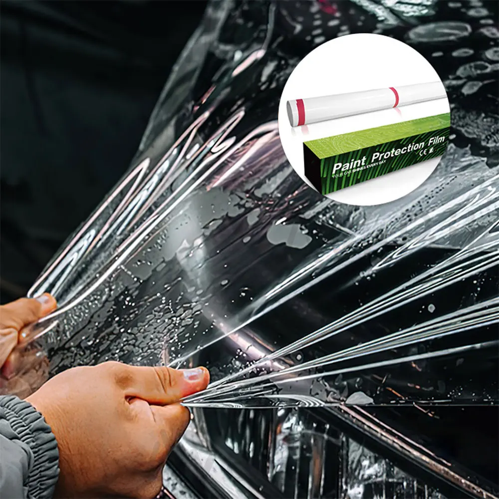 Auto Stickers Transparent TPU TPH PPF Foil Wrapping Self Healing TPU For Window Trim Door Invisible Paint Protection Film