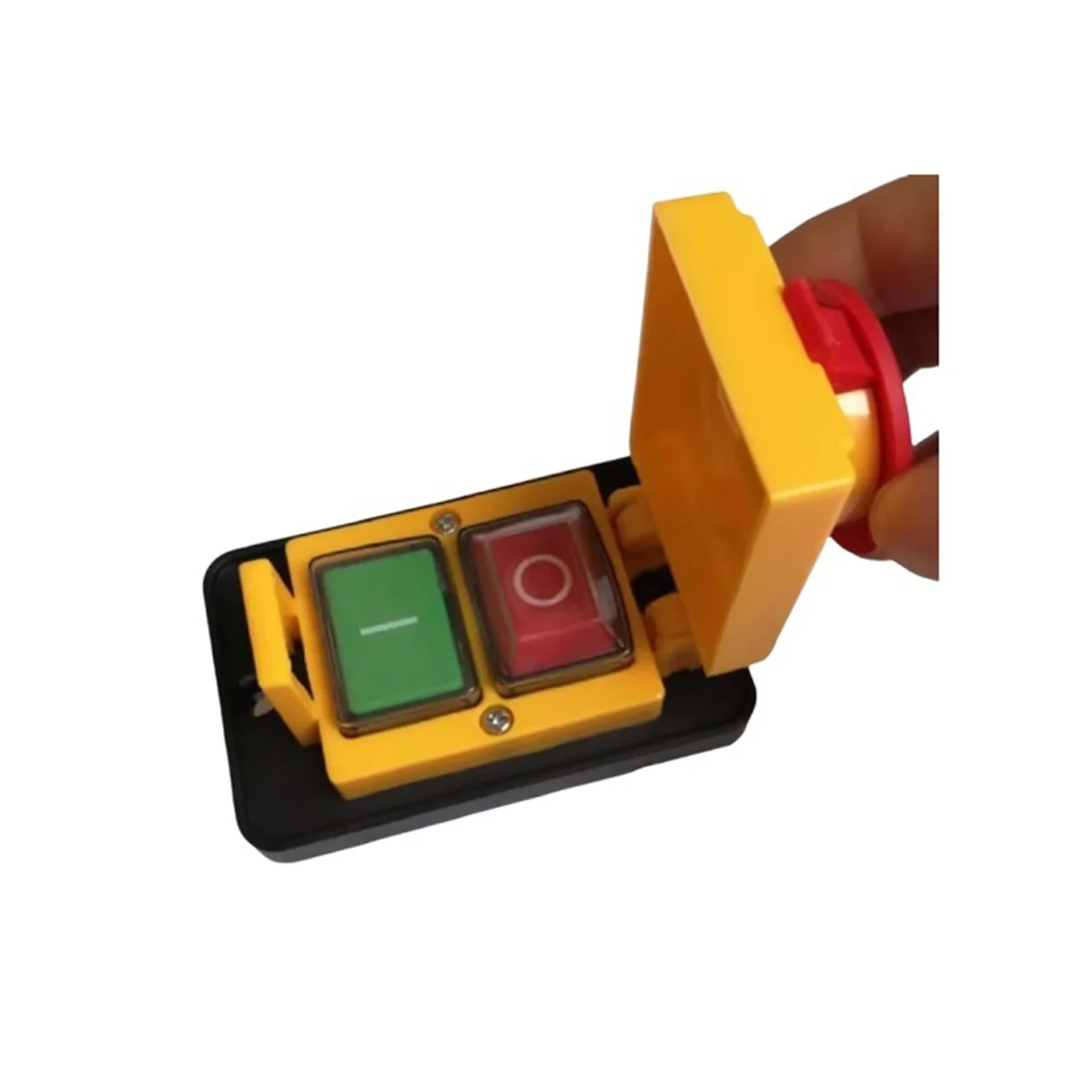 ABFKW DZ05 7 دبابيس 400 فولت IP55 ثلاث مراحل الكهرومغناطيسية في حالات الطوارئ وقف مفتاح بـزر دفع #2