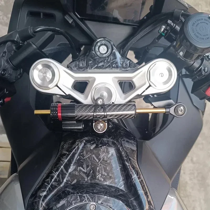 Motocyklowy stabilizator kierownicy, obejma, stabilizator do CFMOTO 450SR 2023 2024, kontrola bezpieczeństwa