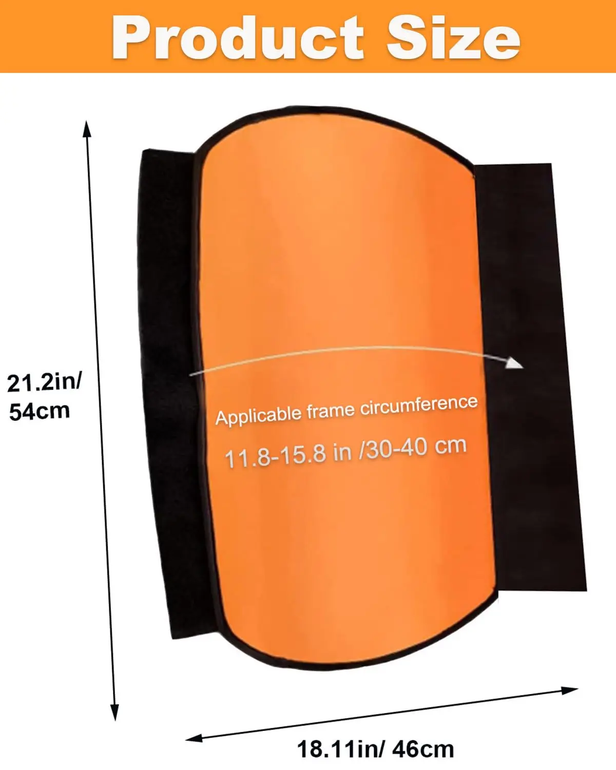 DOMEN E-Bike Batterie Schutzhülle Fahrrad Rahmen Batterie Anti Kälte Und Reflektierende Staubdichte Schutzhülle Fahrrad Zubehör – Detail 3