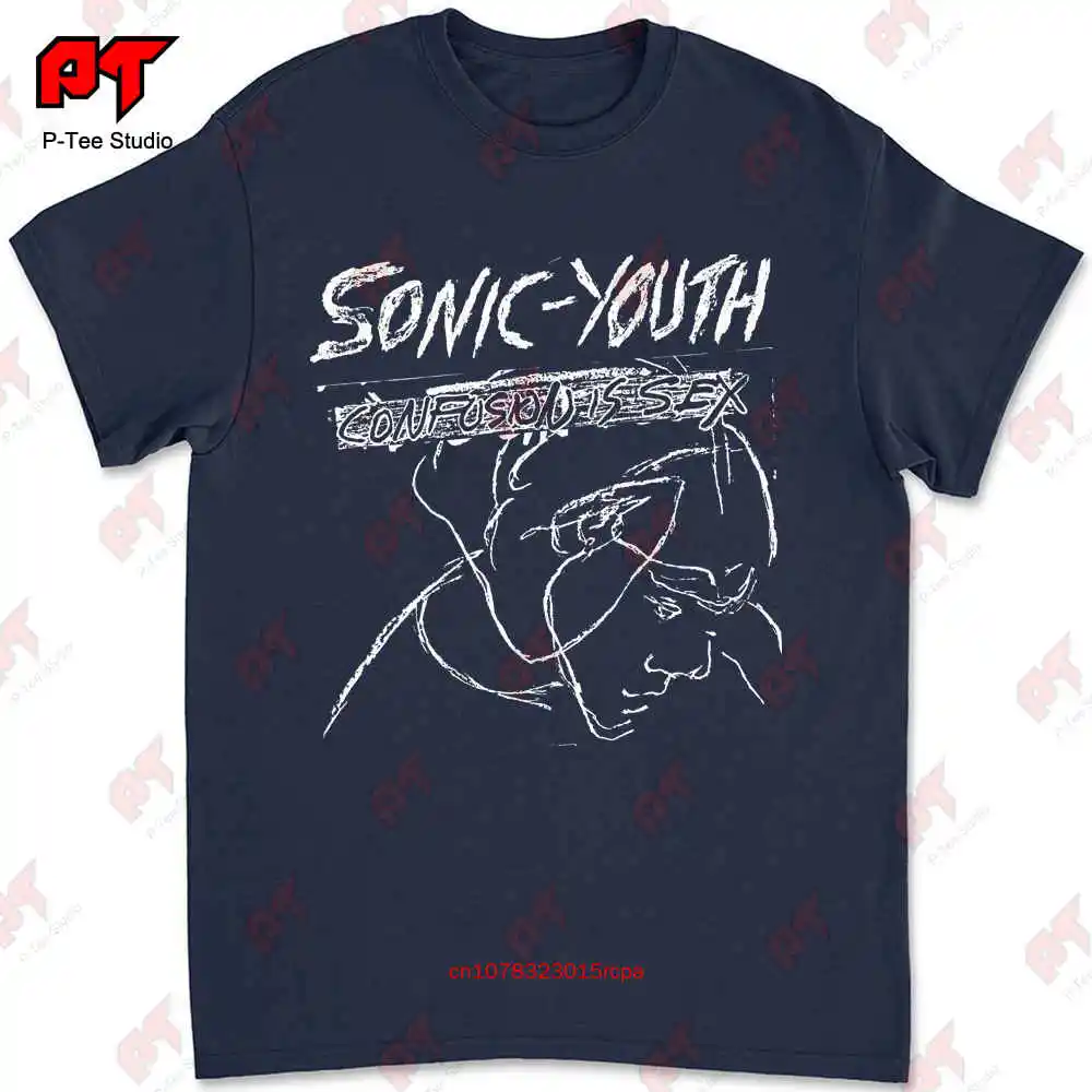 Sonic Youth Confusion Is Sex T Shirt Black Noise Rock Grunge Punk Thurston Moore Kurt Cobain NPM2