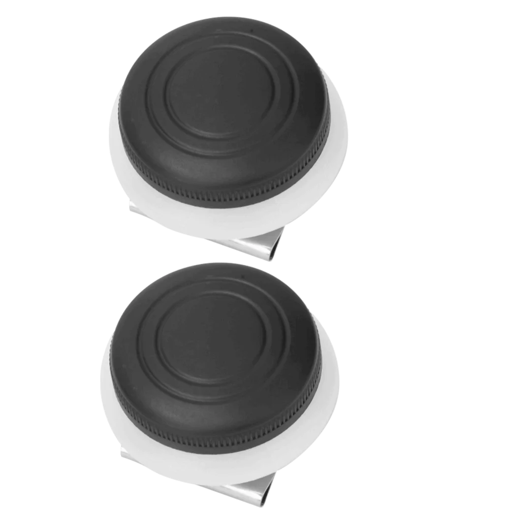 2pcs Single Dipper Stainless Steel Palette Cup Large Mouth With Lid Artist Palette Cup Paint Cleaning Container For Drawing