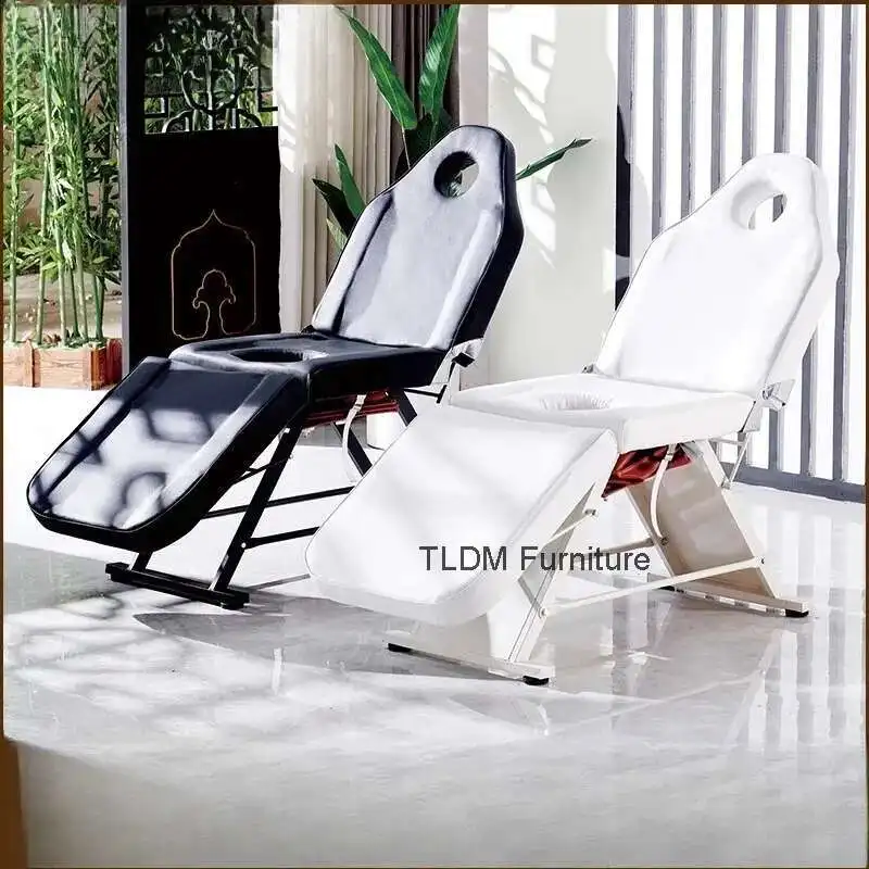 

Curved Spa Massage Bed Machine Beauty Multi-position Adjustable No Installation Required Space-saving Camilla Masajes Plegable