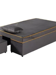 Cama de masaje tailandesa de madera maciza para salón de belleza, cama ancha de moxibustión para fisioterapia, masaje y pedicura