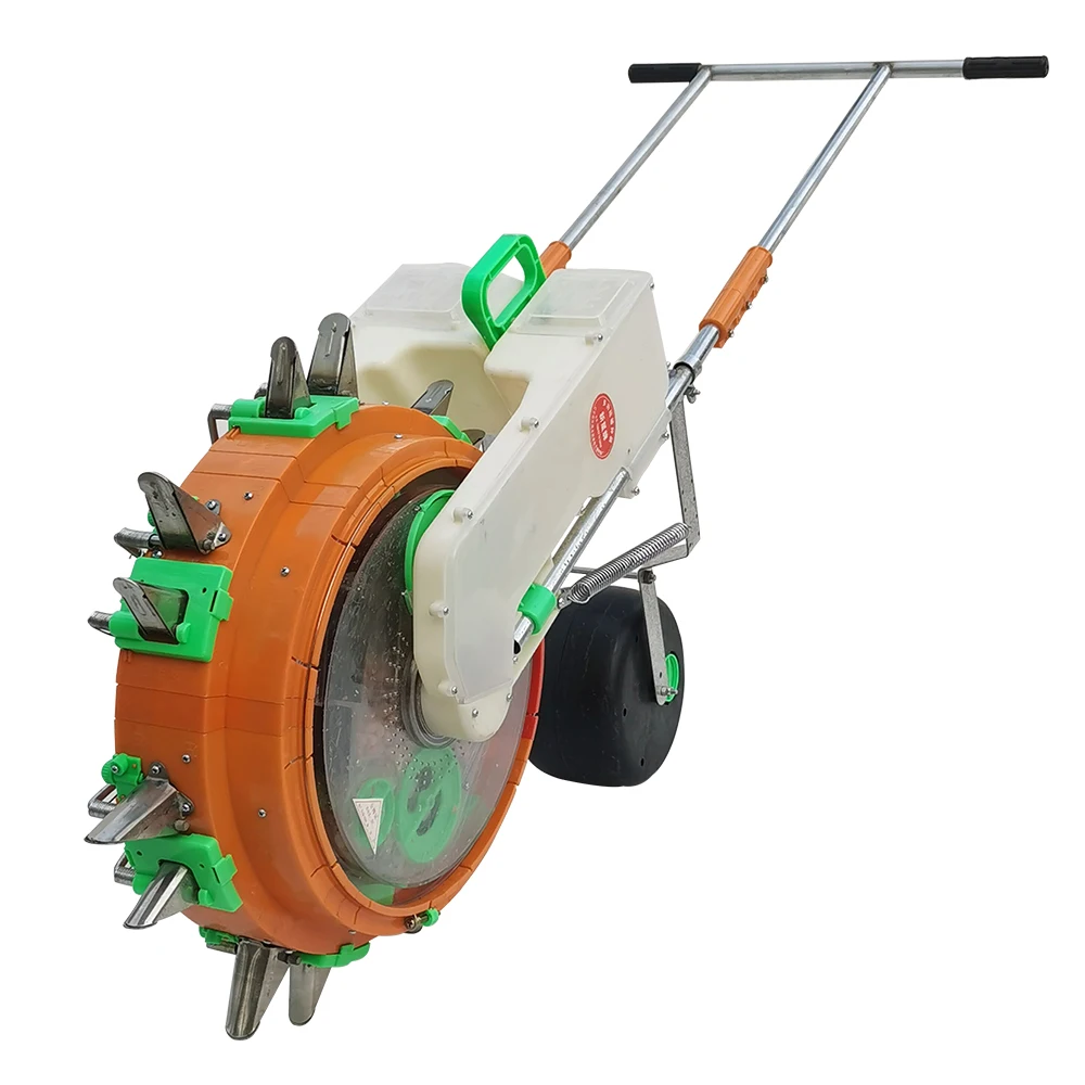 

Corn Peanut Precise Seeder Multifunctional Sowing And Fertilizing Machine Hand Push Seeders 8 Mouths Plant Spacing 23cm