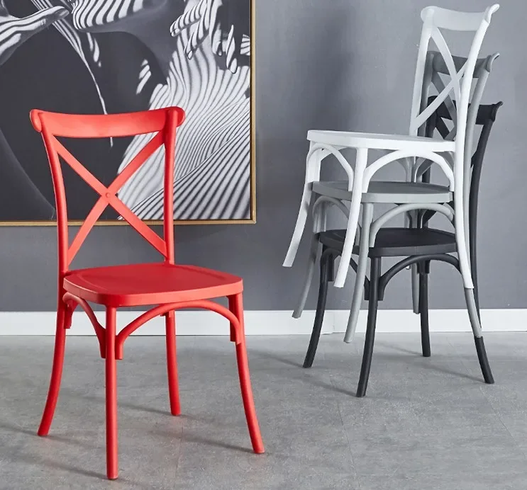 

'Stacking Stackable Party Event Wedding cross back resin Plastic Chair