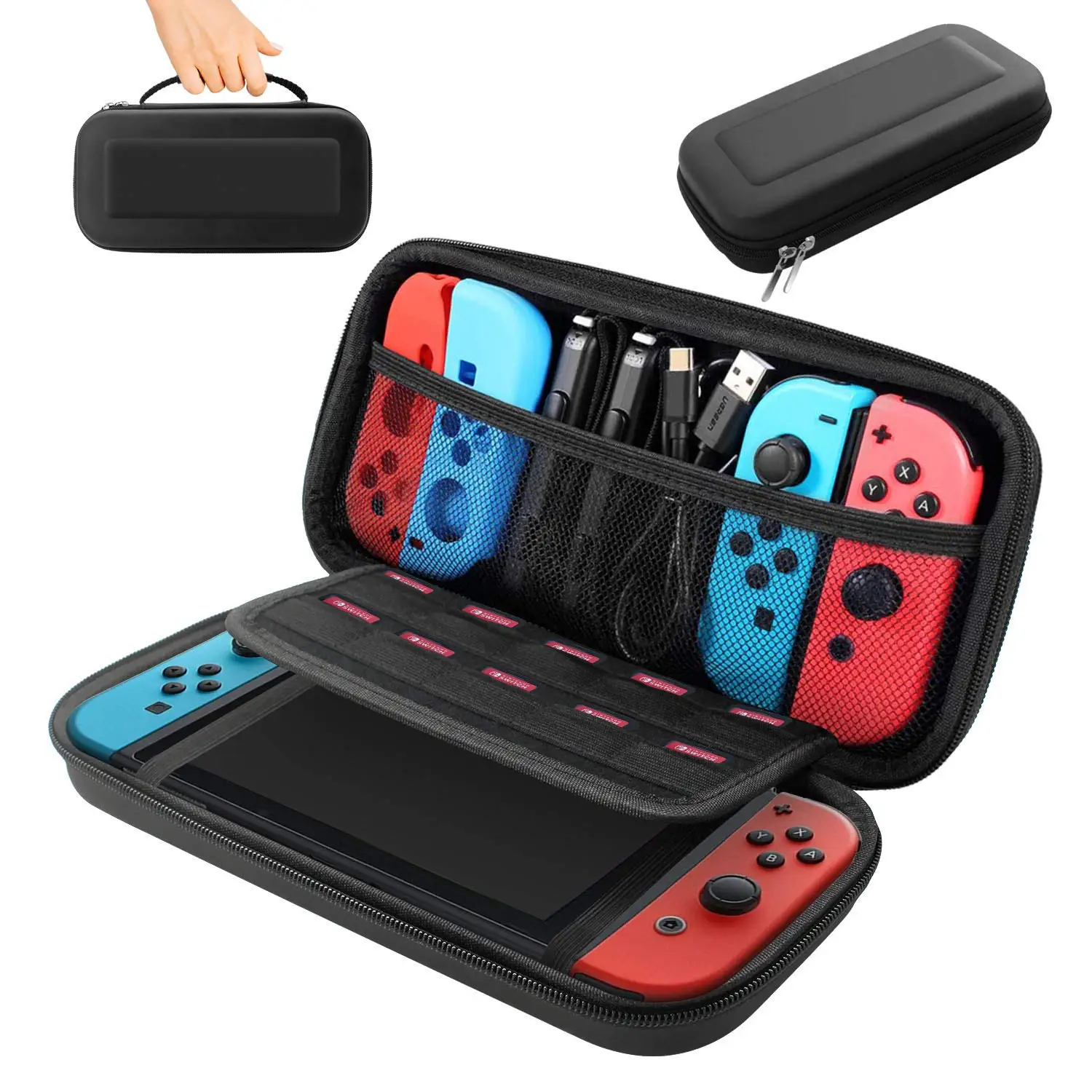 Custodia da viaggio portatile rigida in EVA per Nintendo Switch / Switch Custodia protettiva OLED