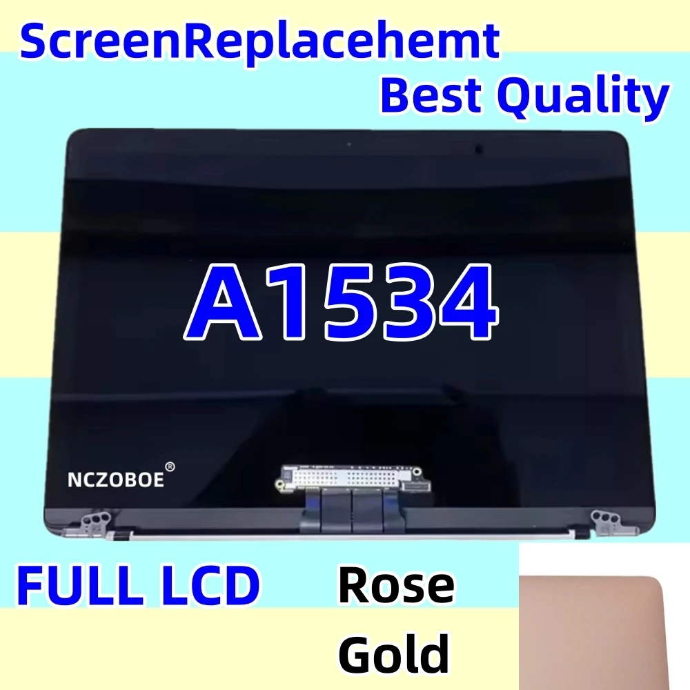 NCZOBOE New For Macbook Retina A1534 LCD Laptop Screen Display Assembly