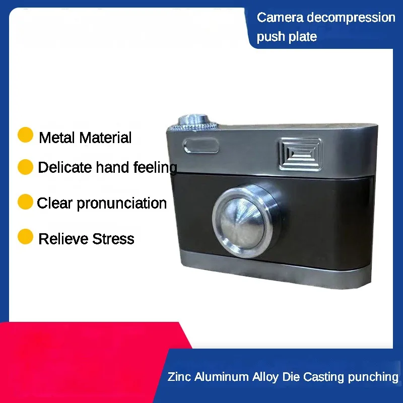 EDC Slap Camera Toy Metal Slap Brand Adult Decompression Personality Leisure Entertainment Trendy Play Portable Gift