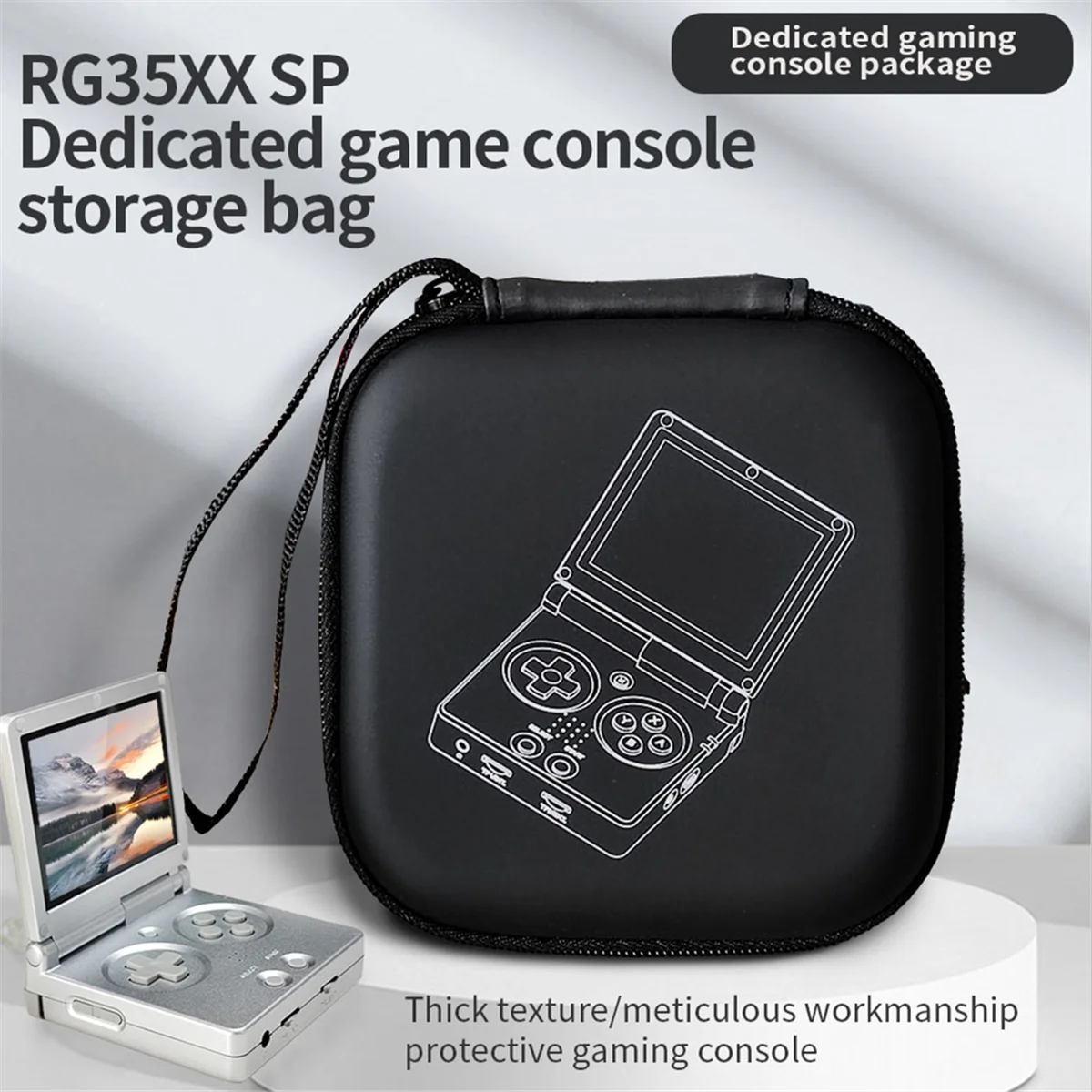 RG35XXSP Storage Bag Portable Waterproof Protection Case for RG35XXSP Retro Game Console
