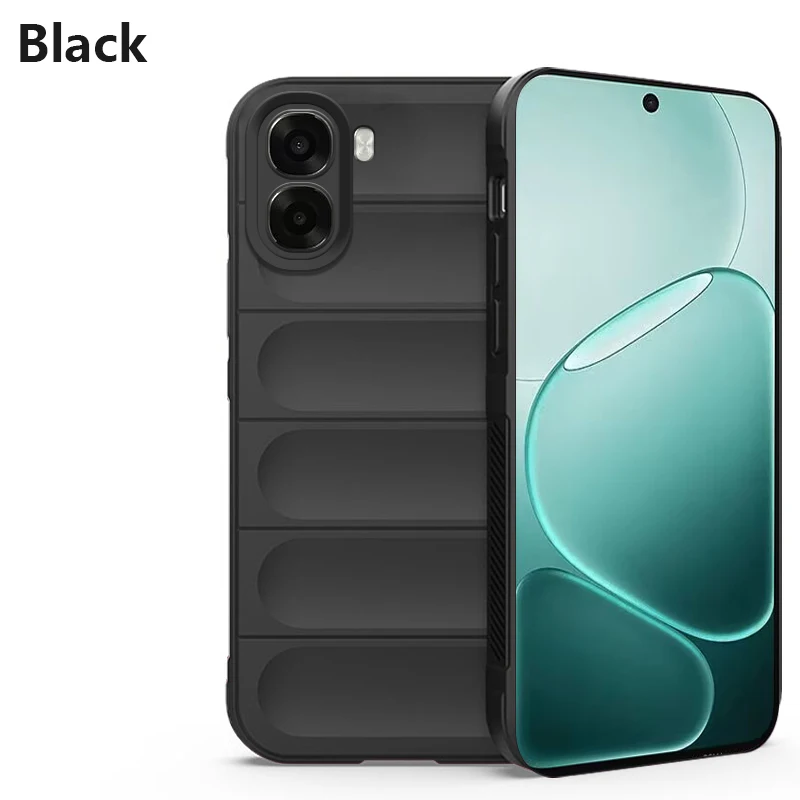 Biruiqu For OPPO A6K Illusionary Shield Silicone Soft Shell Anti-fall And Shock-absorbing Protective Phone Case