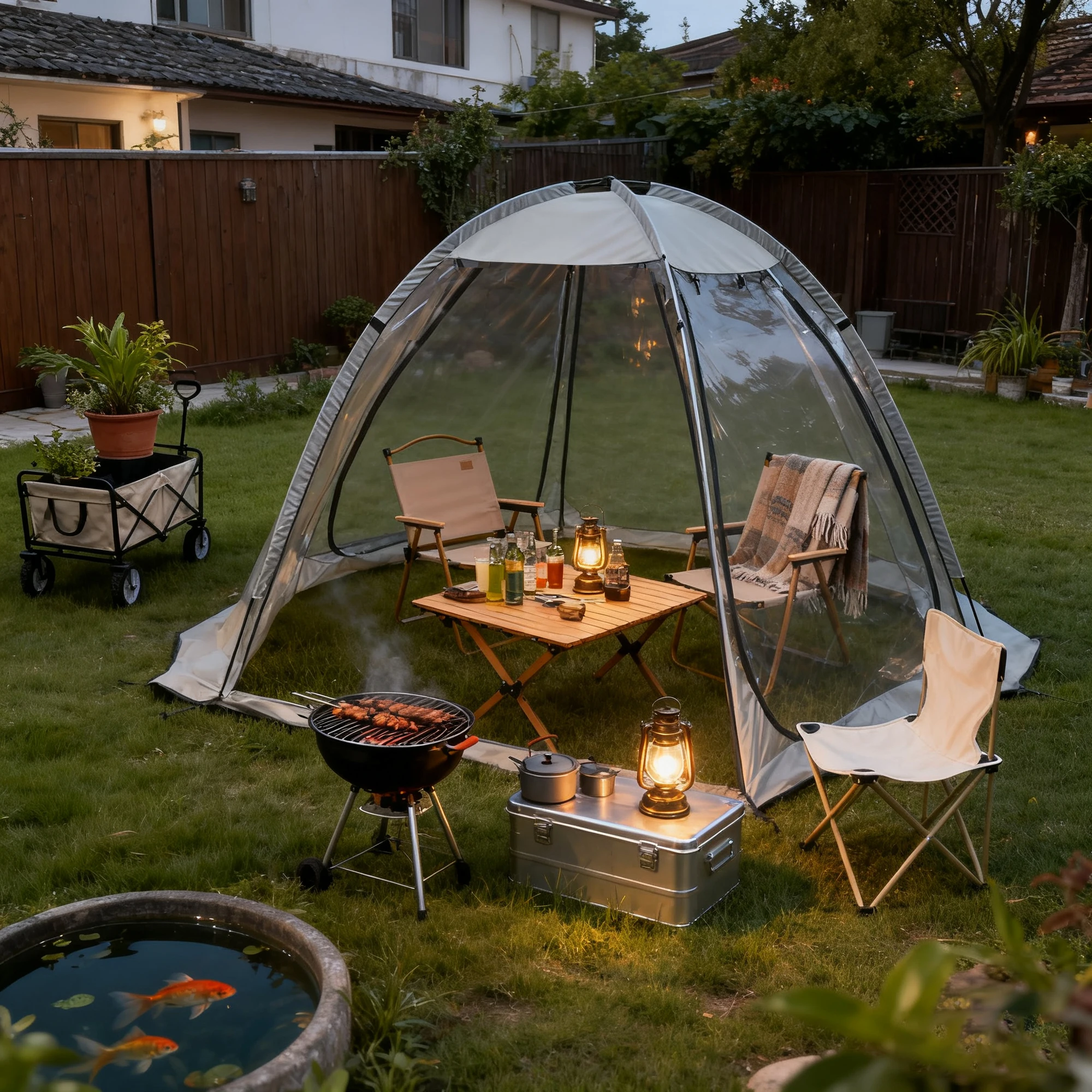 

Всепогодная спортивная палатка, уличная пузырьковая палатка, непромокаемый солнцезащитный козырек для кемпинга для спортивных мероприятий, рождественский кемпинг, 1-4 человека