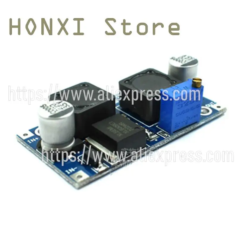 1 Buah Adaptor Tegangan Input Lebar Modul DC-DC Buck Panel Surya Step-Up Secara Otomatis