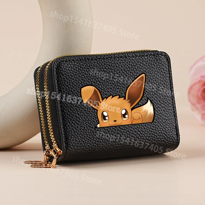 cartoon-pokemon-versatile-double-zipper-holder-bagstylish-short-walletmulti-card-slots-coin-purse-for-daily-and-travel
