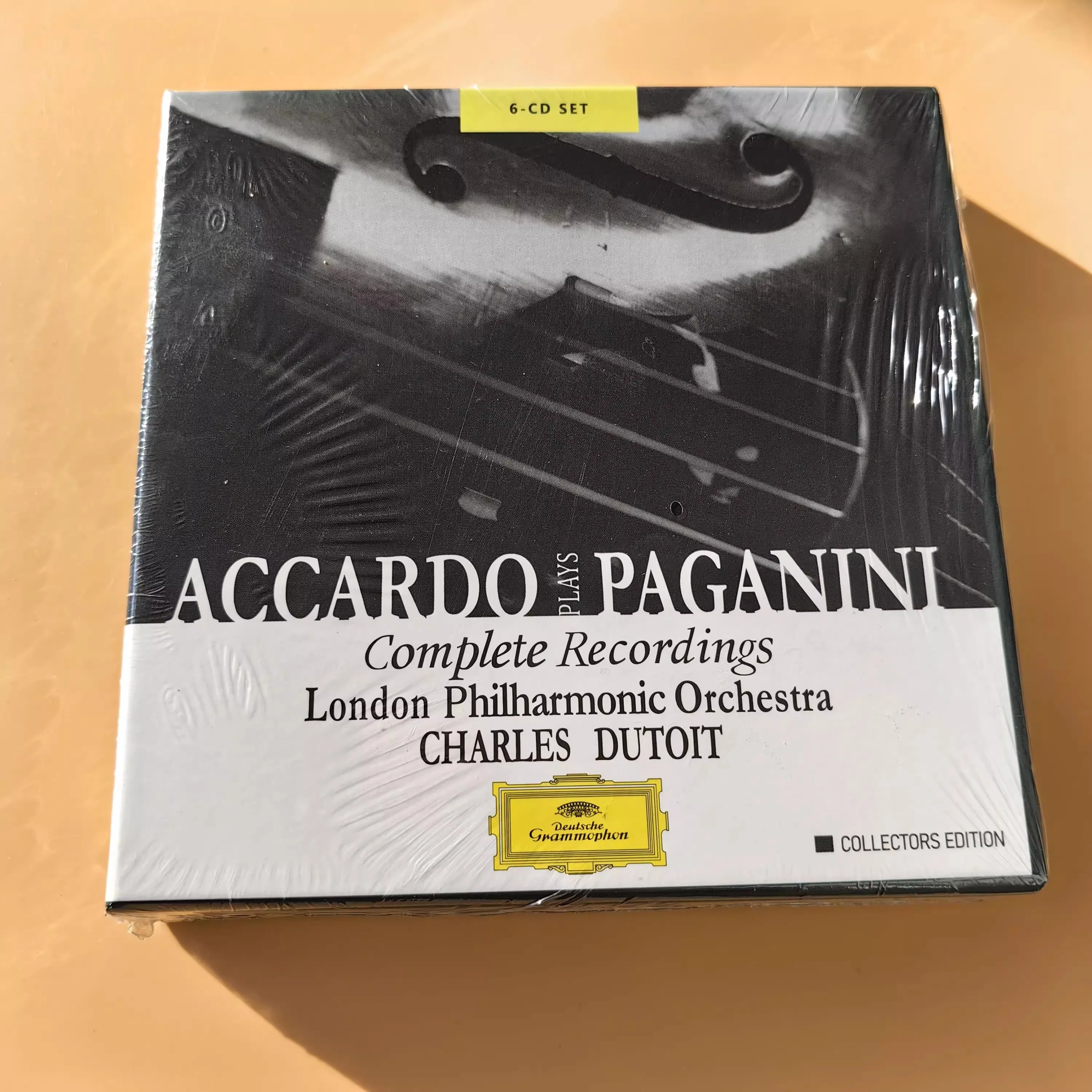 

Accardo Plays Paganini Music CD London Philharmonic Orchestra CHARLES DUTOIT Album 6pcs Music Record Cosplay Soundtrack Box Gift