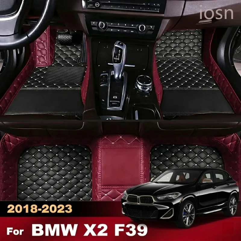 

Car Floor Mats for BMW X2 F39 2018 2019 2020 2021 2022 2023 Waterproof Custom Auto Foot Pads Carpets Vehicle Accessories
