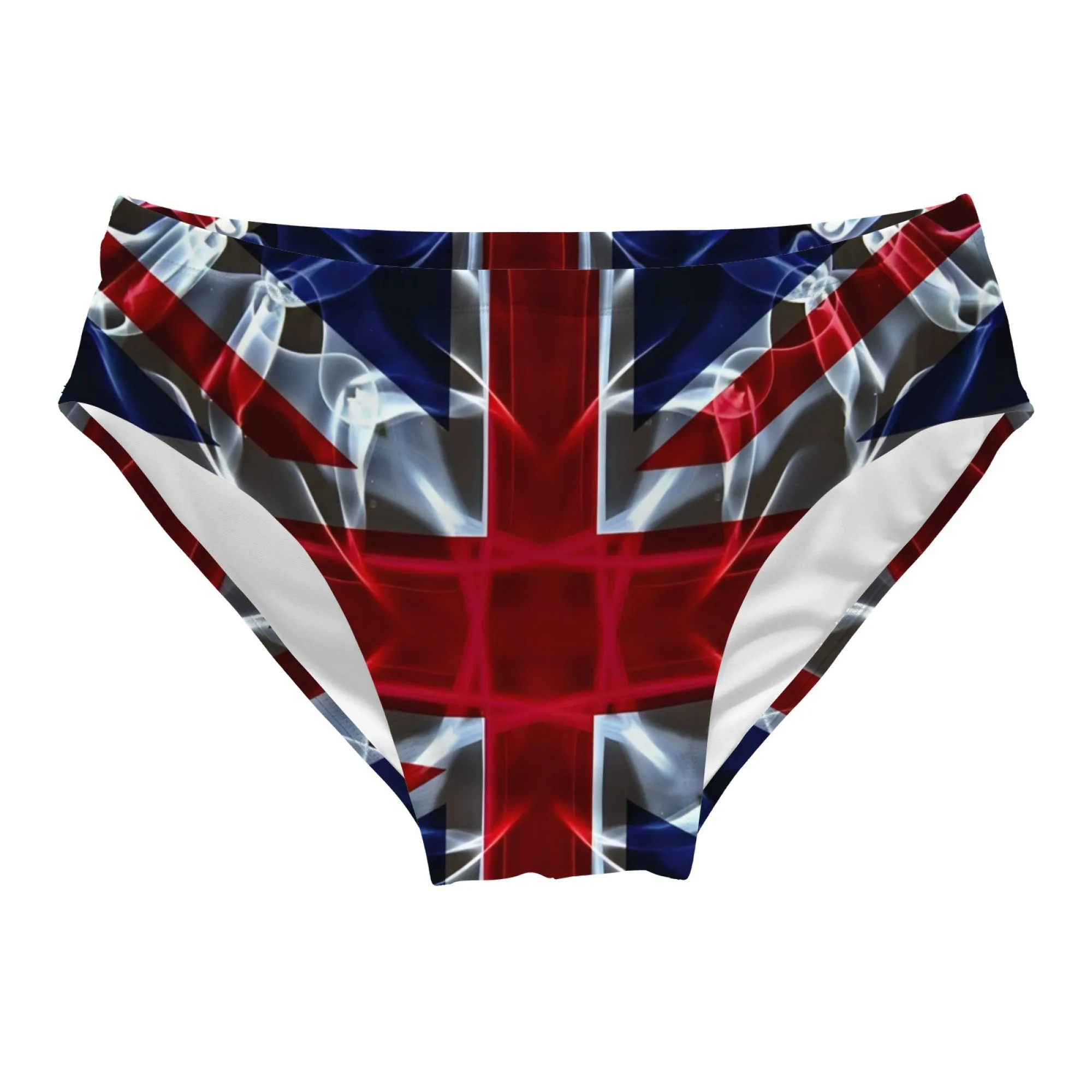 Union Jack Art Swim Trunks Lightweight Comfortable Sexy Men's Triangle Swim Trunks Pool Party Beach Vacations Sexy Men's Bikinis